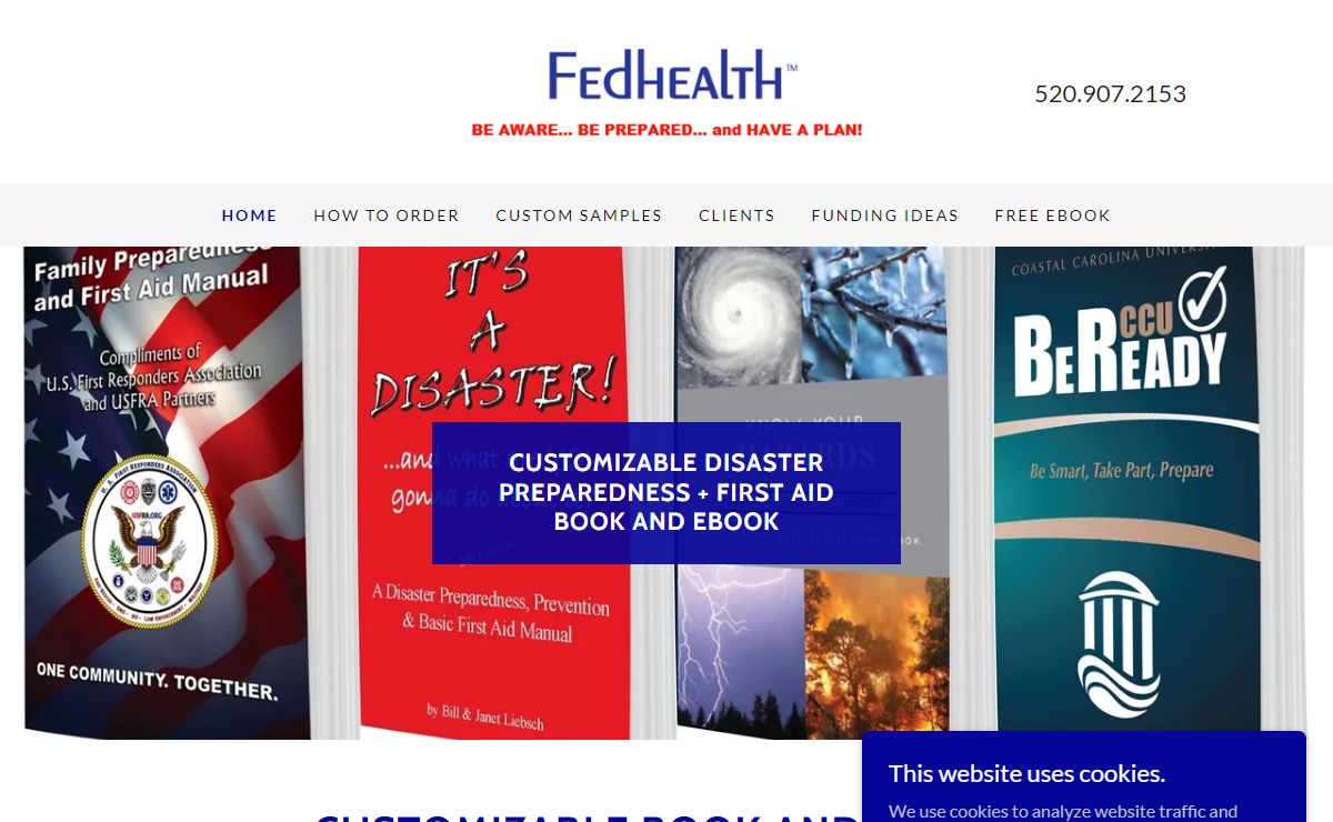 Fedhealth - Customizable Disaster Preparedness Book, Free Ebook