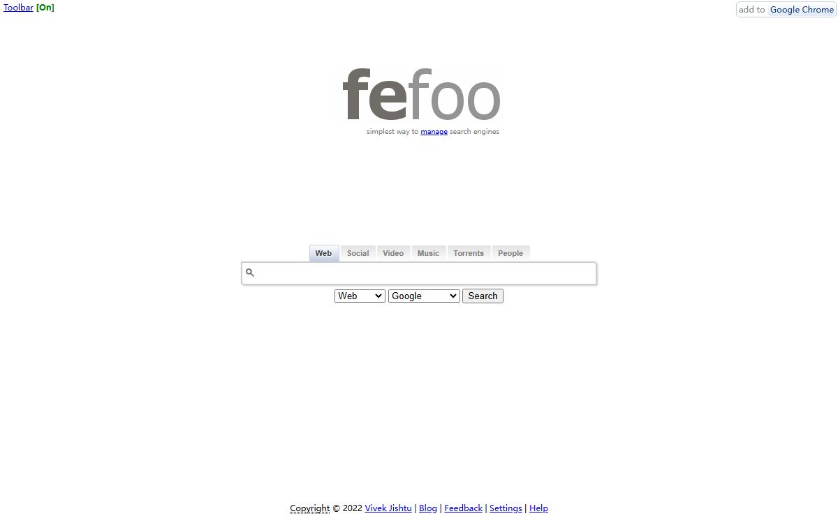 fefoo search app