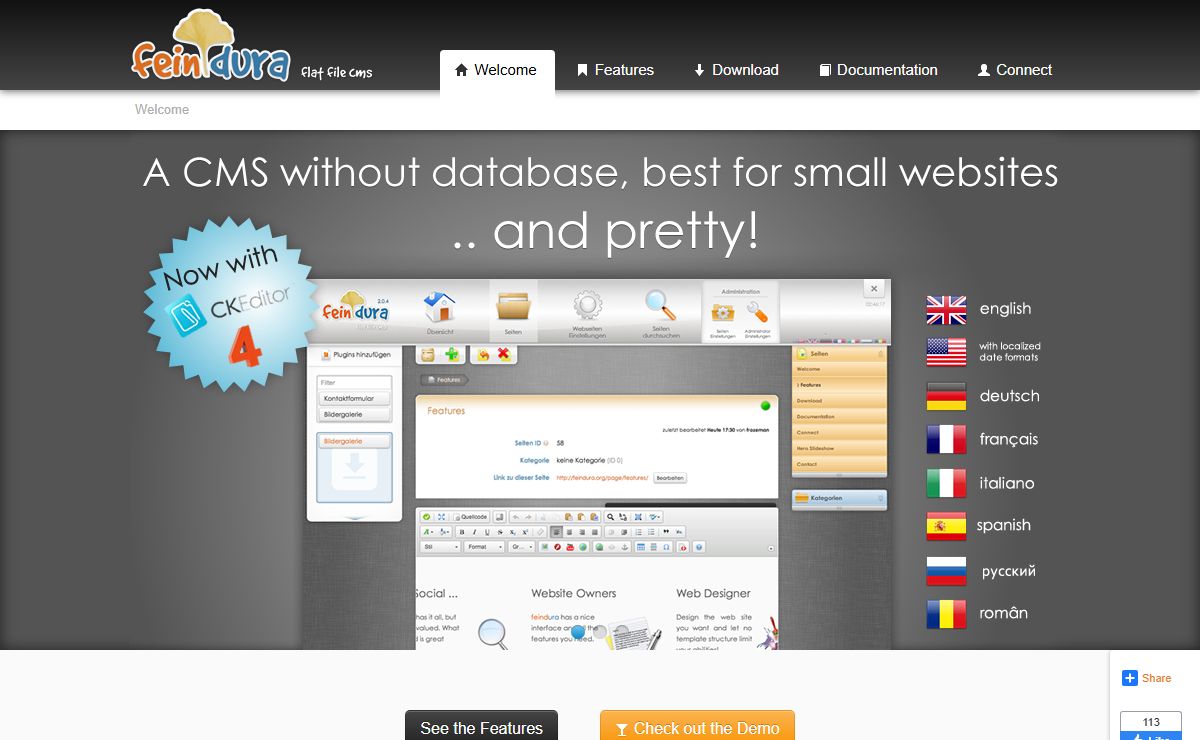 Welcome | feindura - Flat File CMS
