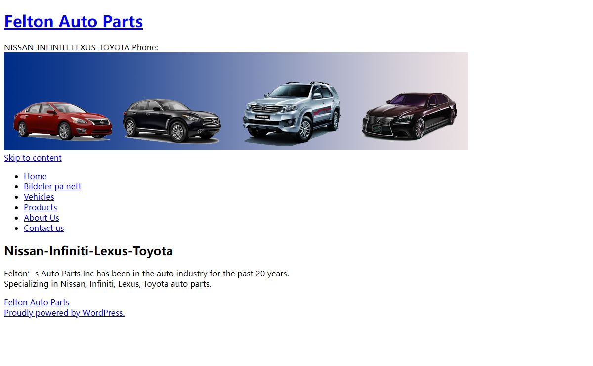 Felton Auto Parts | NISSAN-INFINITI-LEXUS-TOYOTA