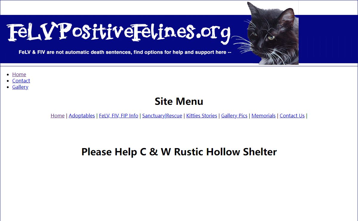 FeLVPositiveFelines.org [Home]