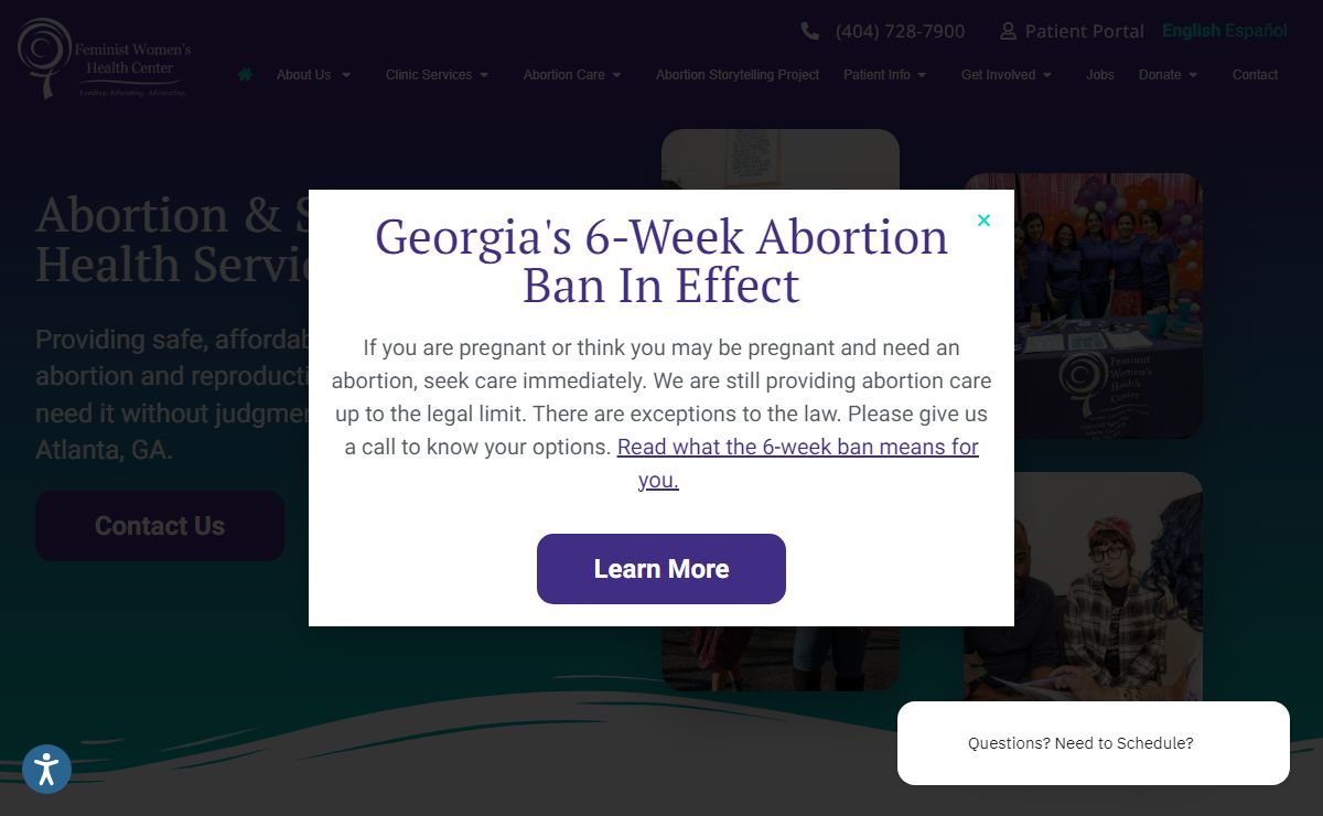 Abortion Clinic Atlanta, GA | Sexual Health Services | Feminist Women's Health Center