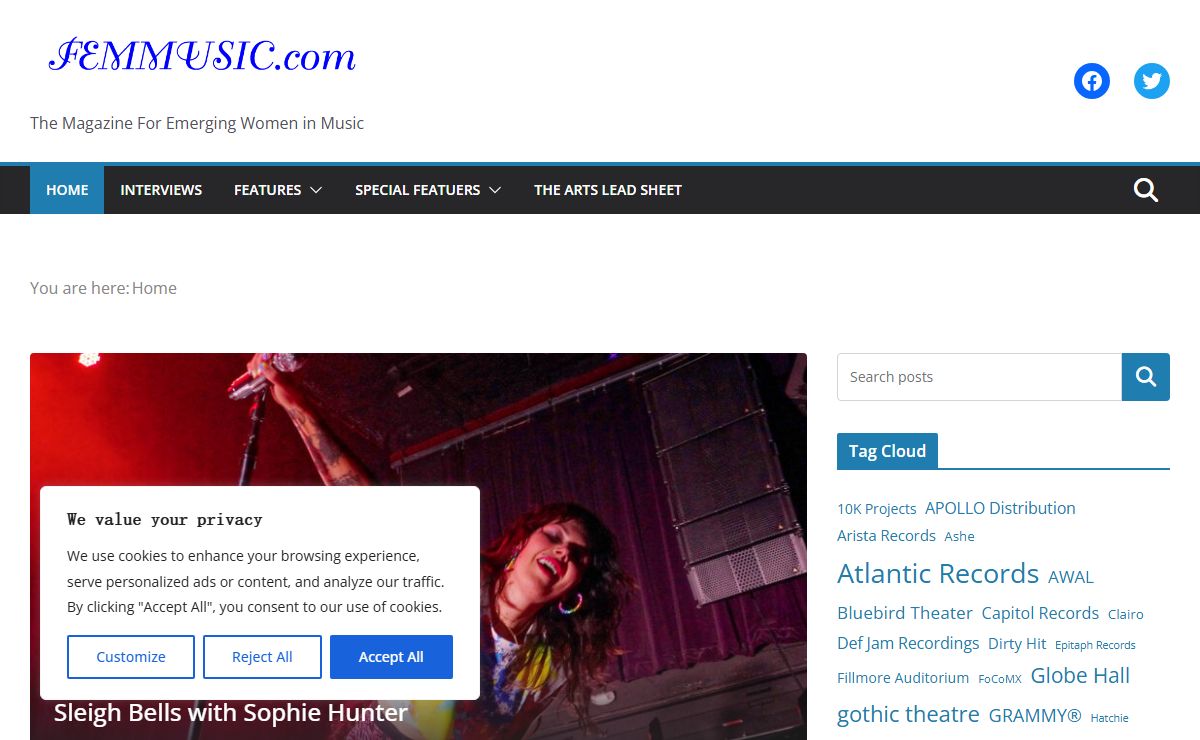 FEMMUSIC Magazine - The Magazine For Emerging Women in Music