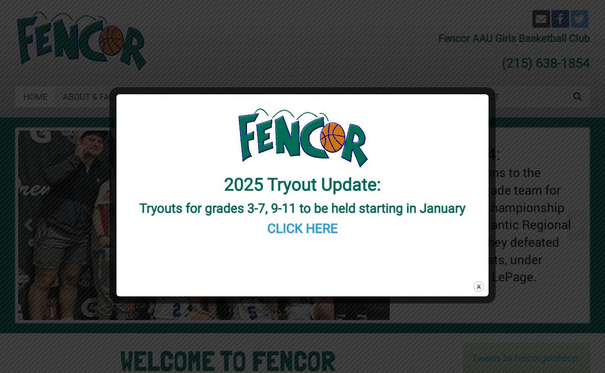 Fencor AAU | Girls Basketball Club Ft. Washington, PA