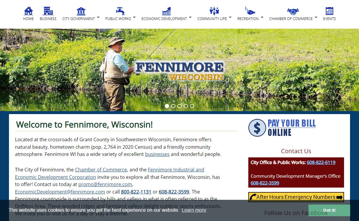 Fennimore, Wisconsin – Economic Development, Business Directory, Recreation and Commmunity Life
