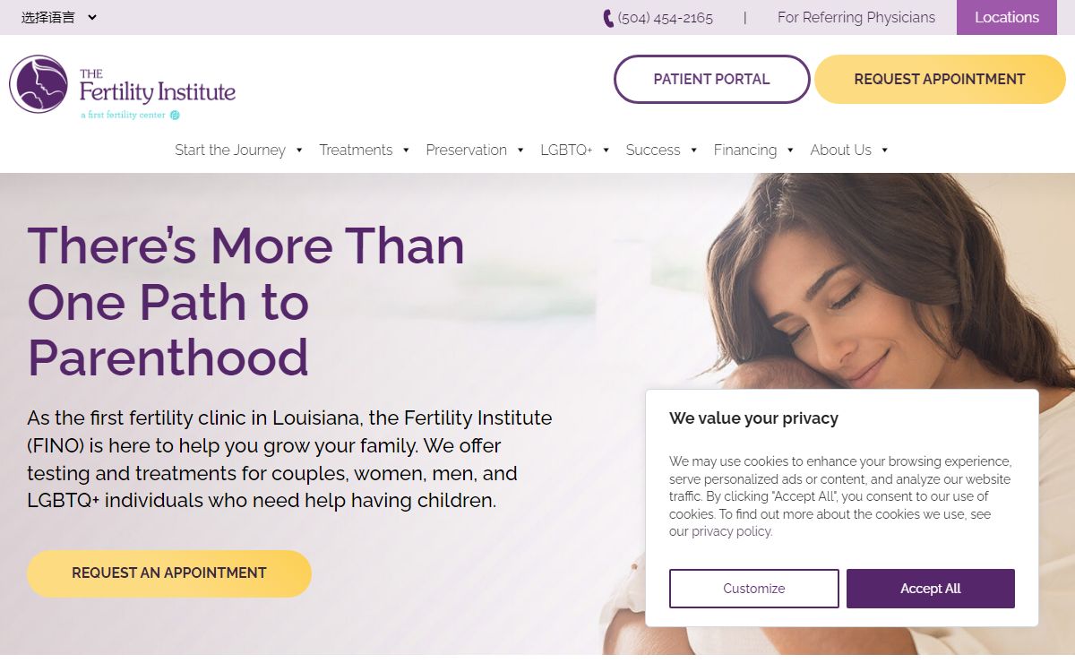 Fertility Services in Louisiana | The Fertility Institute of New Orleans