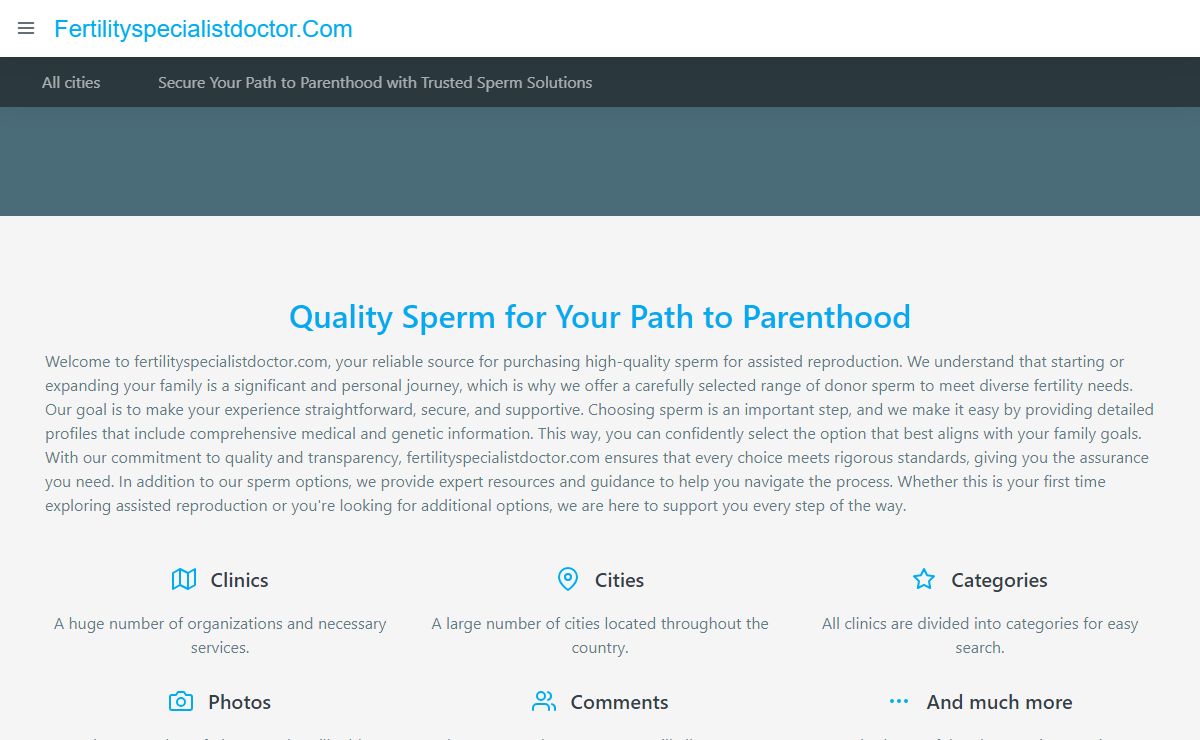Purchase Quality Sperm for Your Reproductive Plans