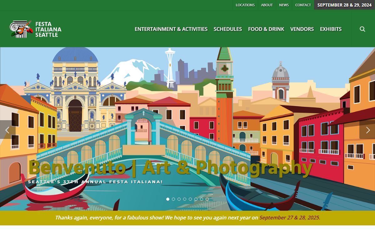 Festa Italiana Seattle – Celebrating the cultural roots of Italians and Italian-Americans in the Pacific Northwest