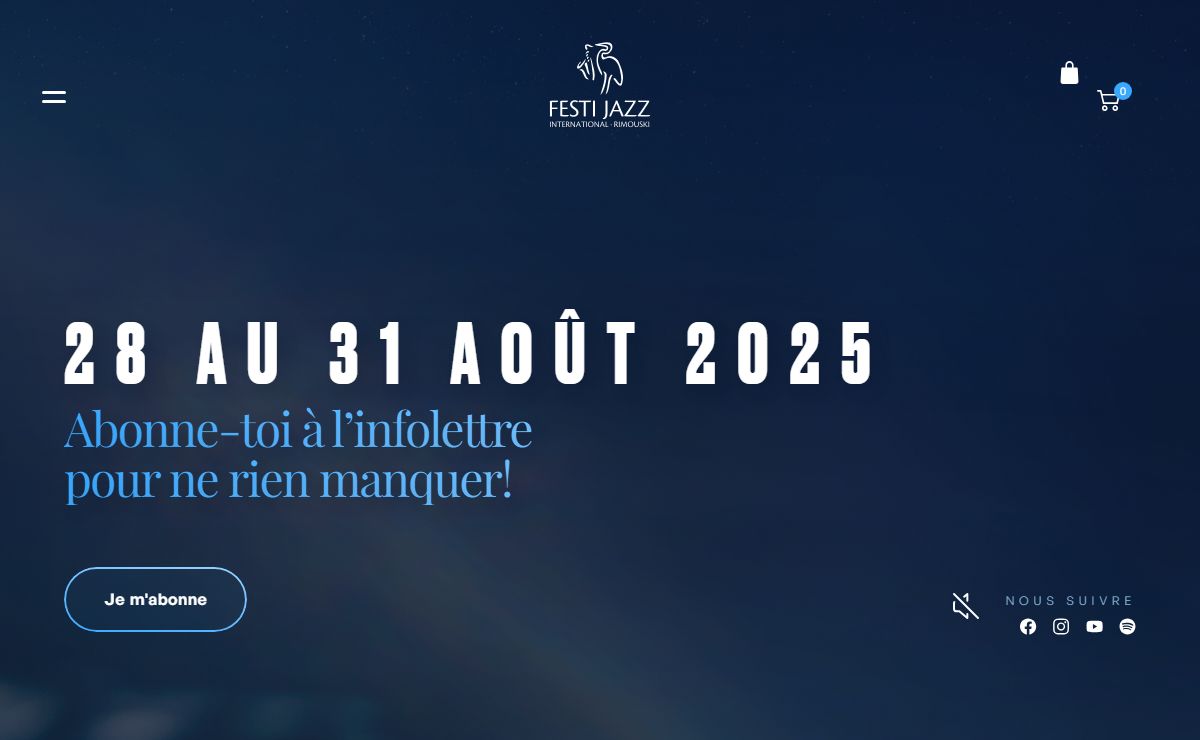 Festi Jazz de Rimouski | 28 au 31 août 2025