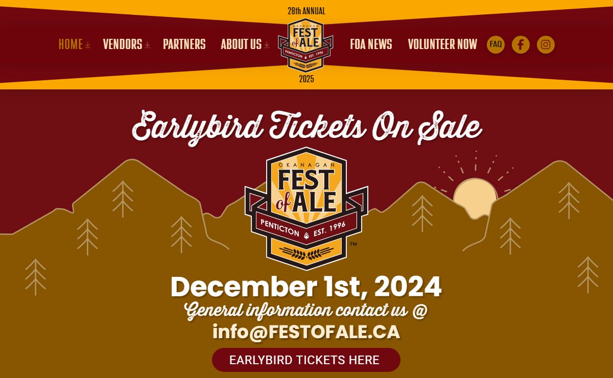 Beer Festival in Penticton BC - Okanagan Fest of Ale