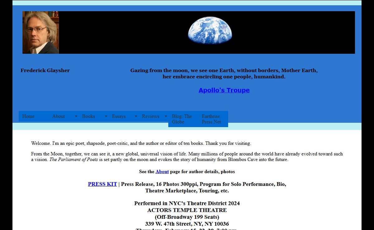 Frederick Glaysher, books, poems, essays, reviews, interviews, blog