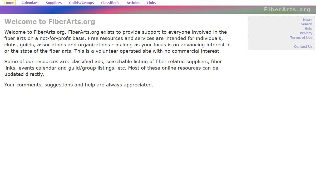 Welcome to FiberArts.org