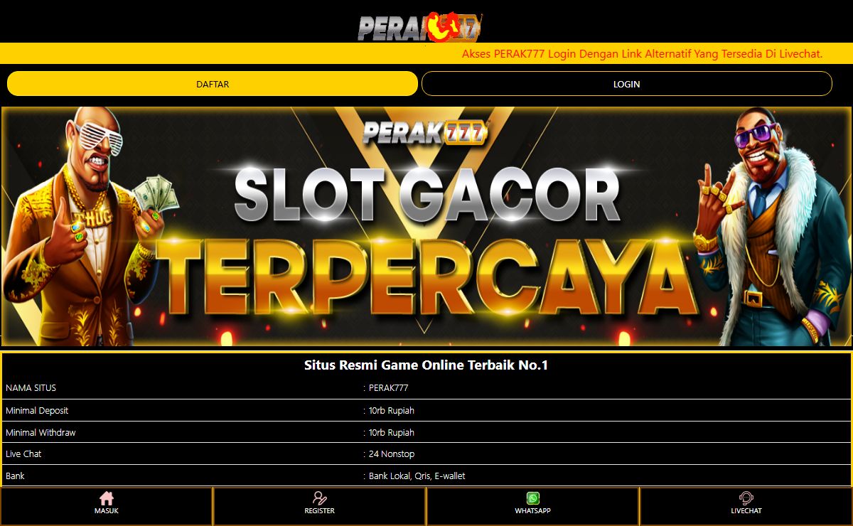 PERAK777 : Situs Resmi Game Online terbaik No.1