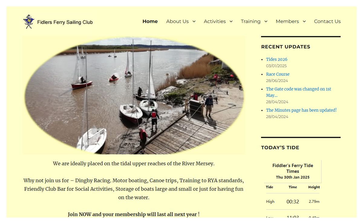 Fidlers Ferry Sailing Club