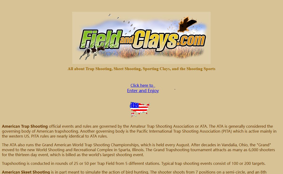 FIELDANDCLAYS.COM � Trapshooting, Sporting Clays, Skeet, ATA, Hunting