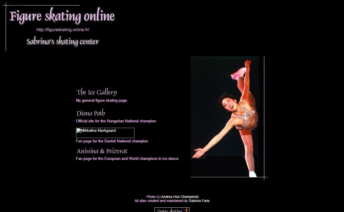 Figure Skating online - Sabrina's skating center