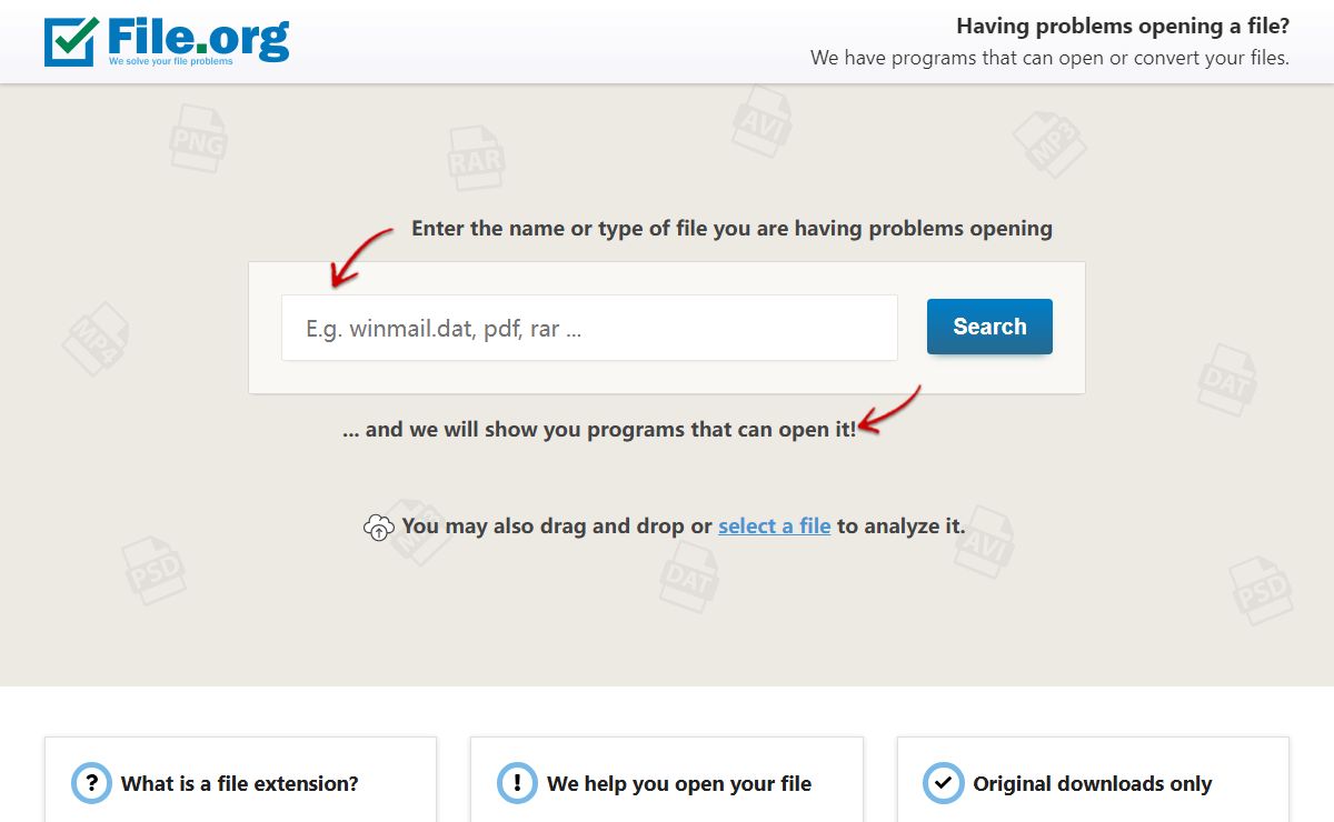 File.org - We help you open your files!