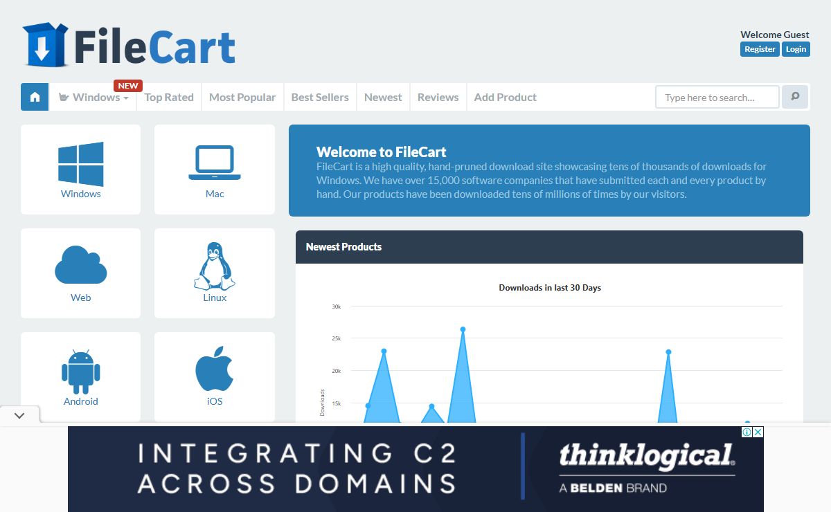 File Cart - Software Downloads
