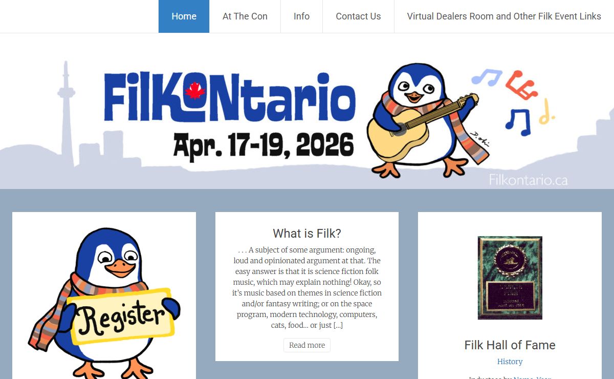 FilKONtario – Ontario's Science Fiction and Fantasy Music Festival