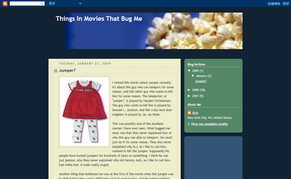 Things In Movies That Bug Me