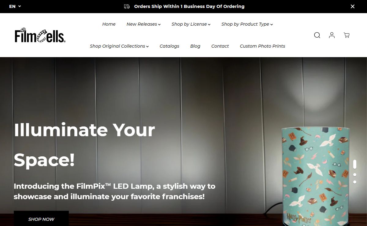 FilmCells Ltd. | Officially Licensed Collectibles From Film & TV