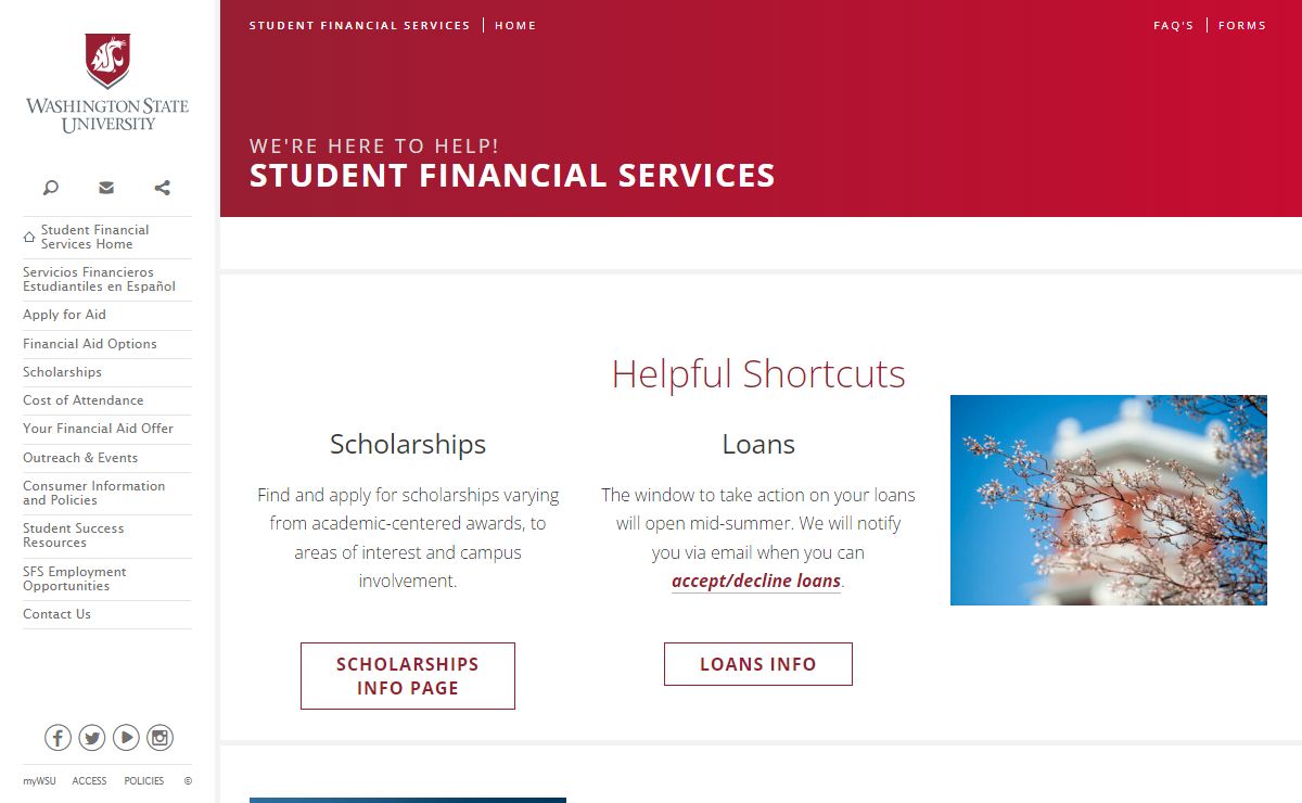 Home | Student Financial Services | Washington State University