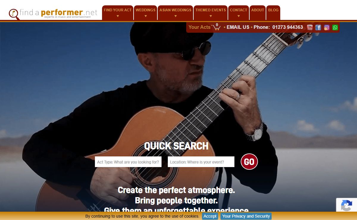 Entertainment Agency | Wedding Music | Find a Performer