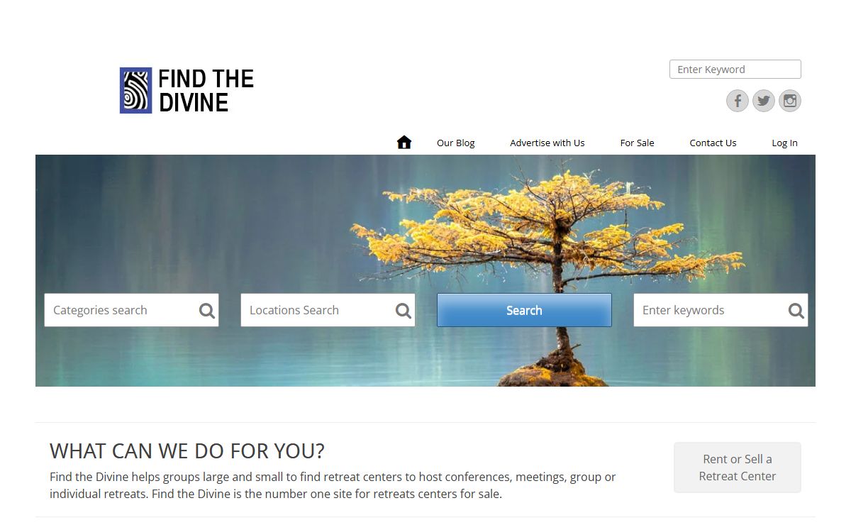FindTheDivine: Retreat centers for rent and retreat events