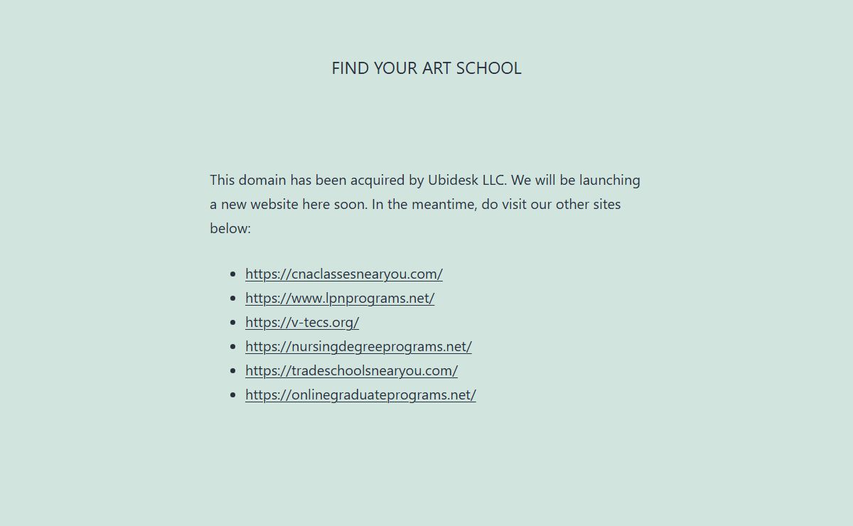 Find Your Art School