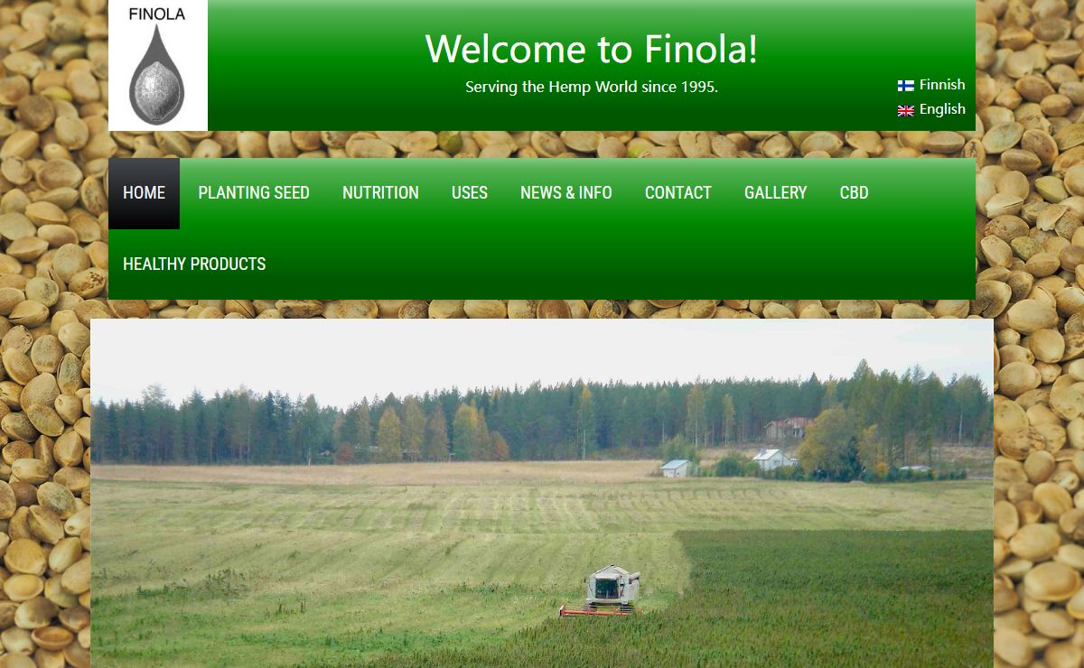 Welcome to Finola! – Serving the Hemp World since 1995.