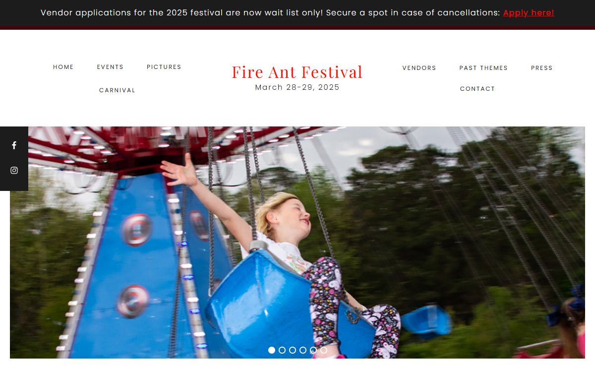 Fire Ant Festival – March 28-29, 2025