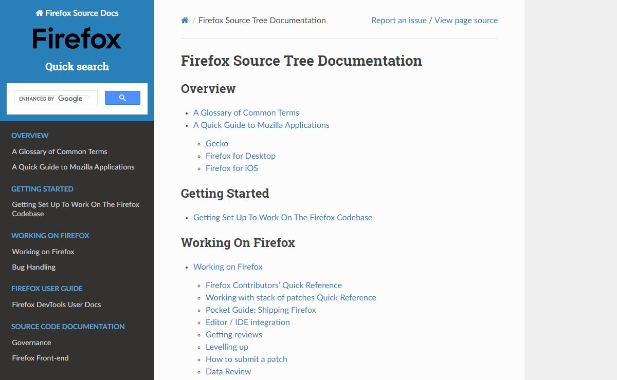 Firefox Source Tree Documentation — Firefox Source Docs documentation