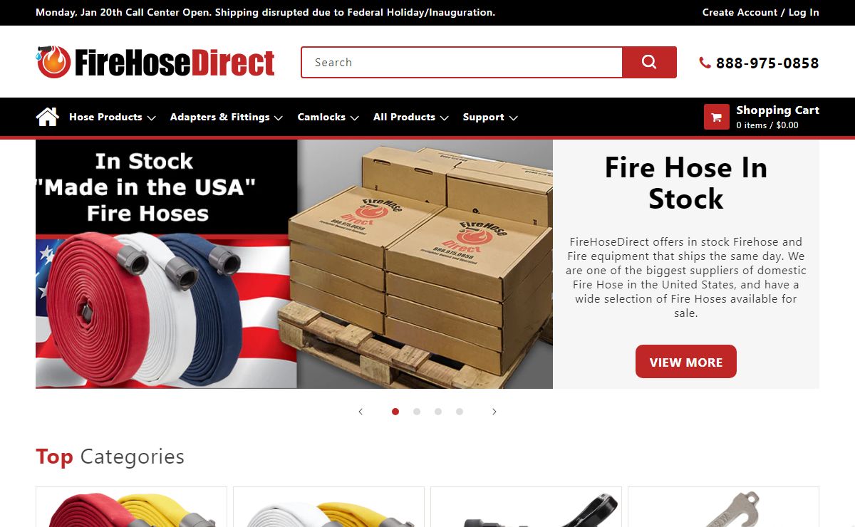 FireHoseDirect | Firefighter Owned & Operated Since 2011