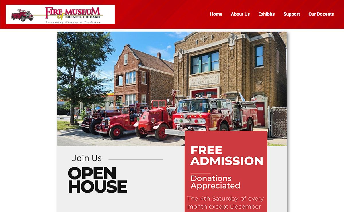 FIRE MUSEUM OF GREATER CHICAGO – A Museum that presents the history of fire fighting in the Greater Chicago area