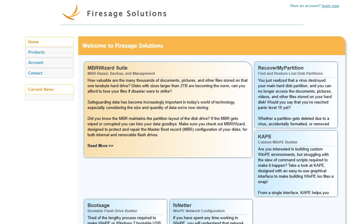 Firesage Solutions | Disk Management and MBR Repair