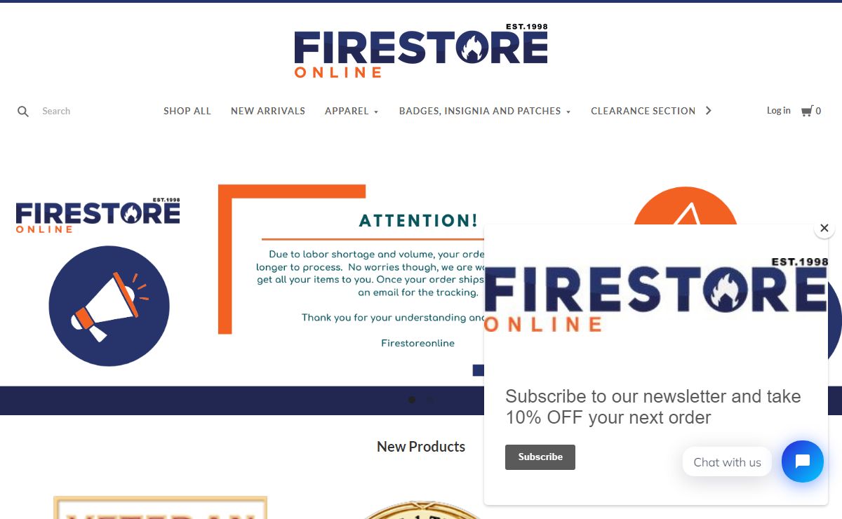 FireStoreOnline | Firefighter Gear Bags Supplies | Safety Jacket