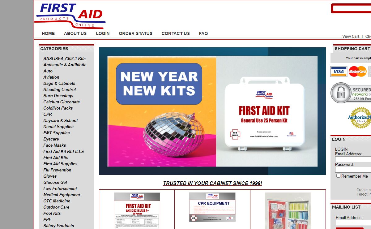 First Aid Products Online - Quality First Aid Kits & First Aid Supplies.