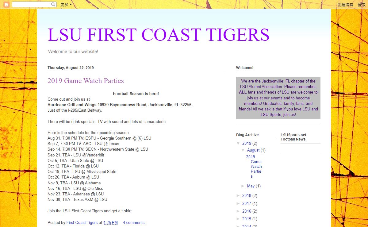 LSU FIRST COAST TIGERS