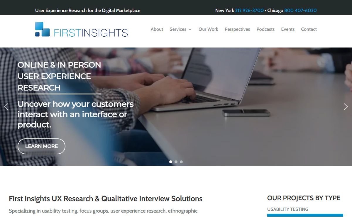 First Insights | User Experience Research