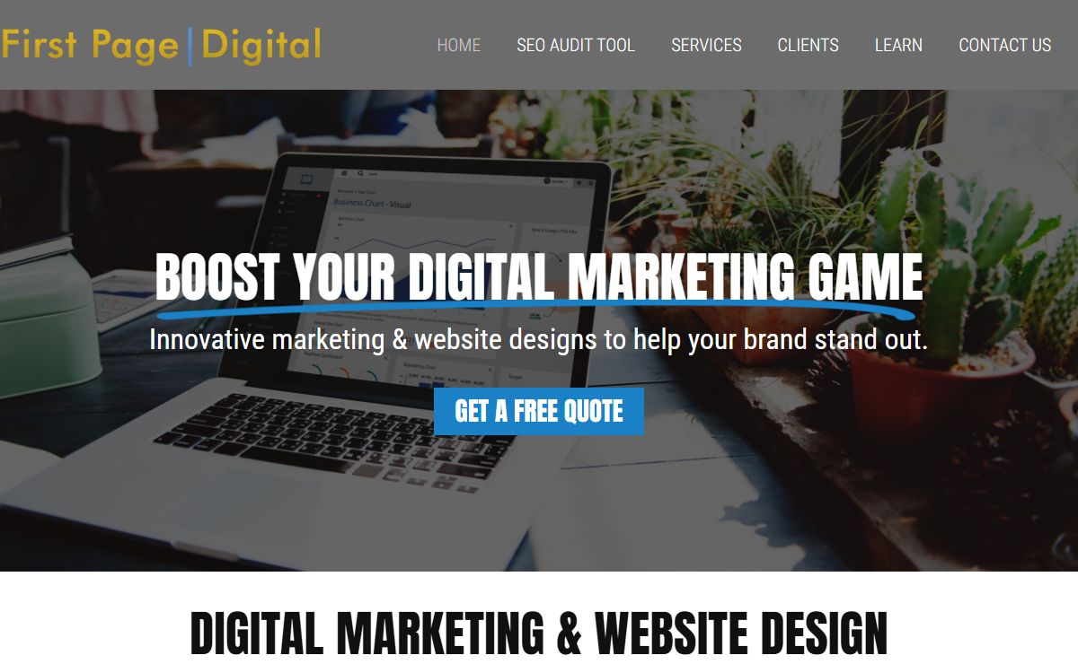 The Best Digital Marketing Agency in Orillia - First Page Digital