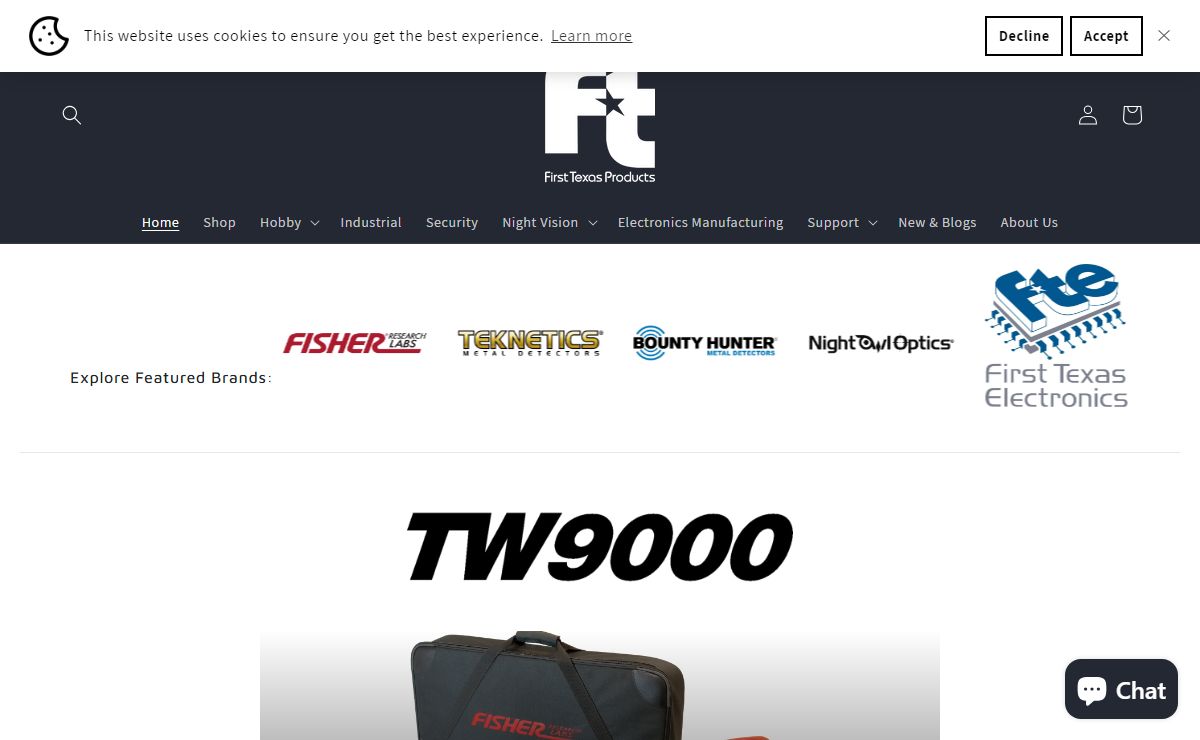 First Texas Products: Night Vision, Metal Detectors, and More