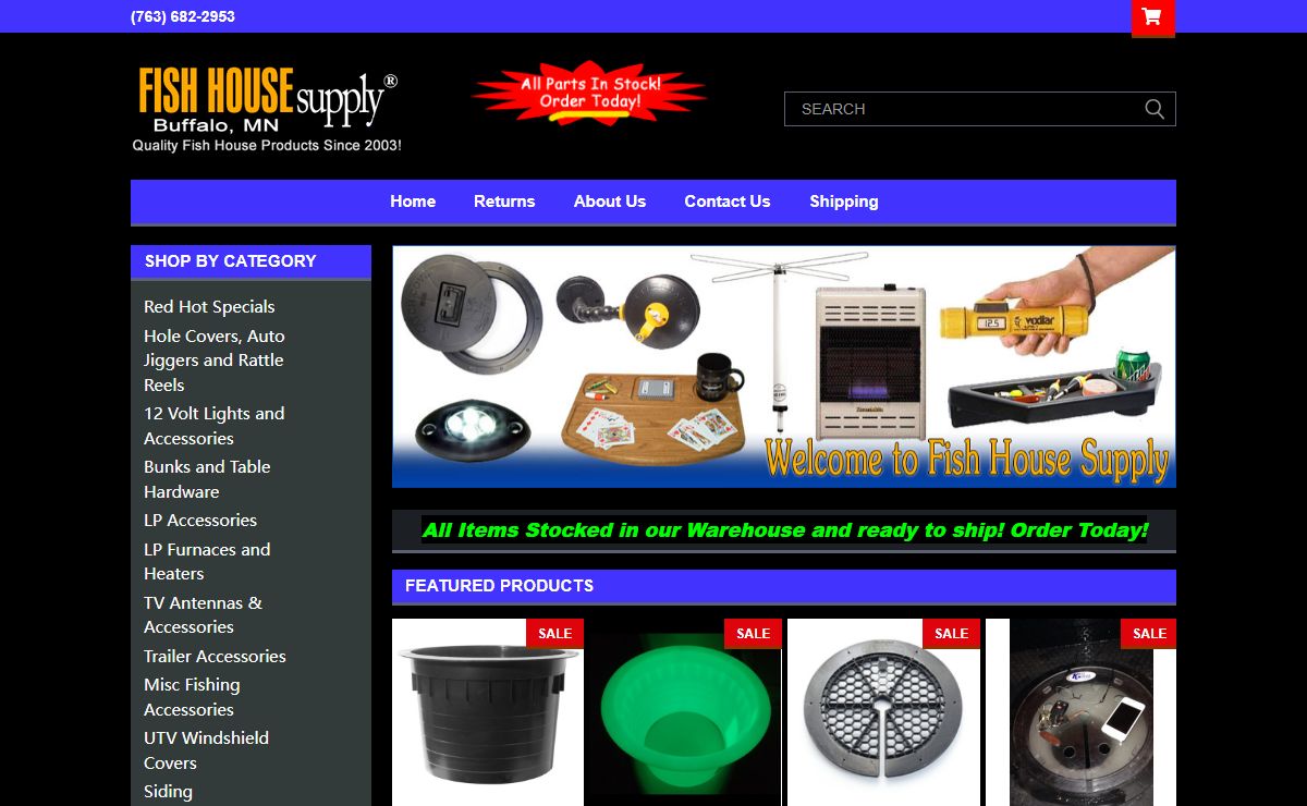 Fish House Supply - The Official Web Site