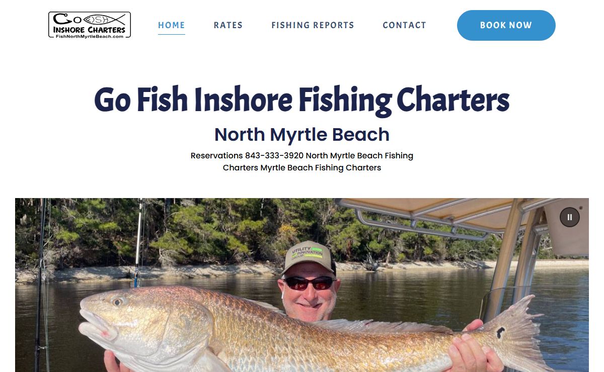 Home - Go Fish Inshore Charters - North Myrtle Beach Fishing