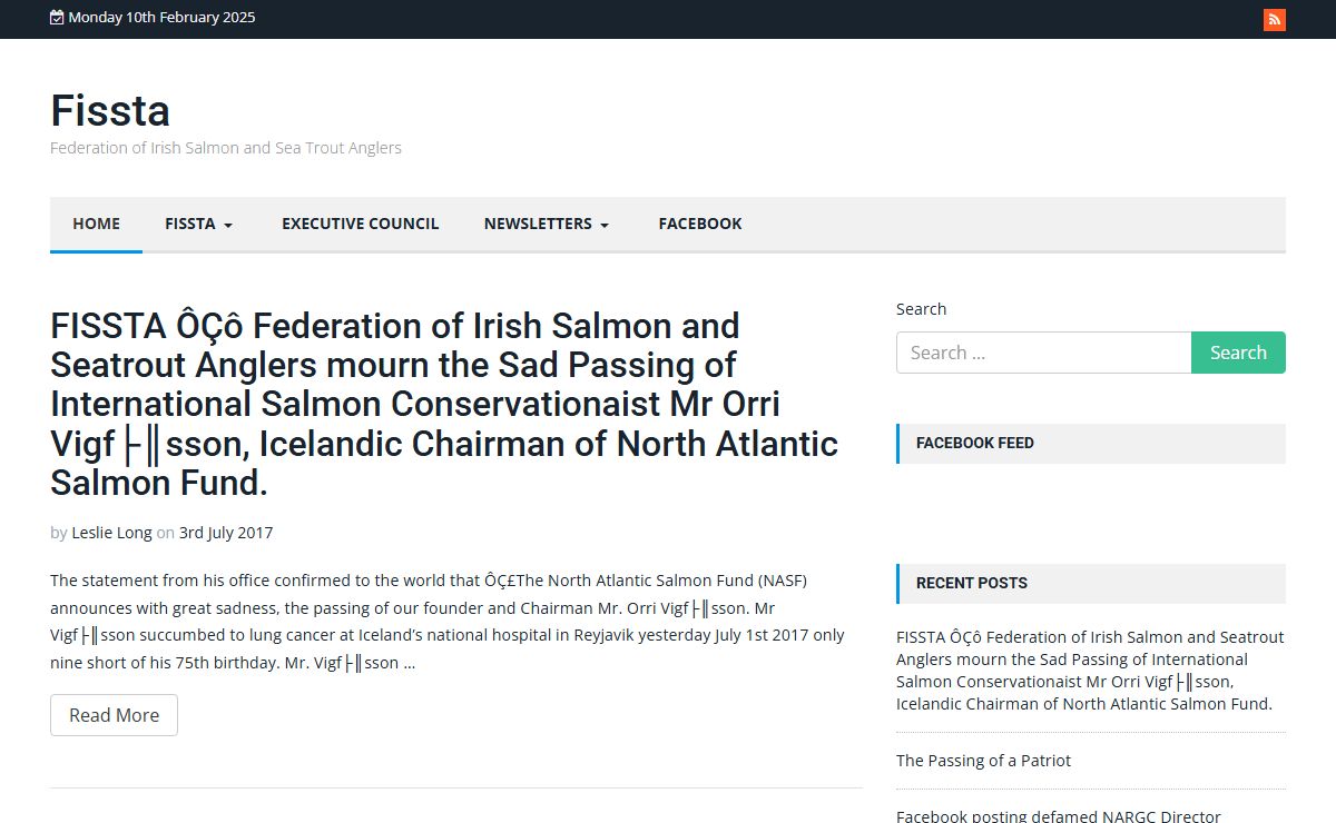 Fissta – Federation of Irish Salmon and Sea Trout Anglers