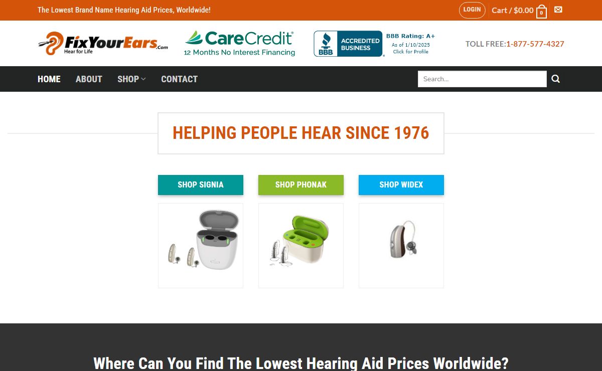 Digital Hearing Aids | Siemens Hearing Aids & More | Fix Your Ears