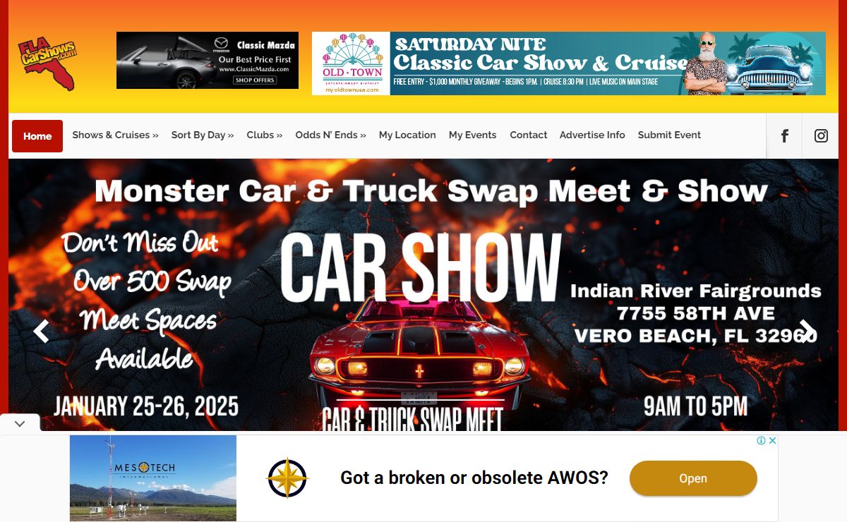 FLA Car Shows | Auto Events & Local Car Shows