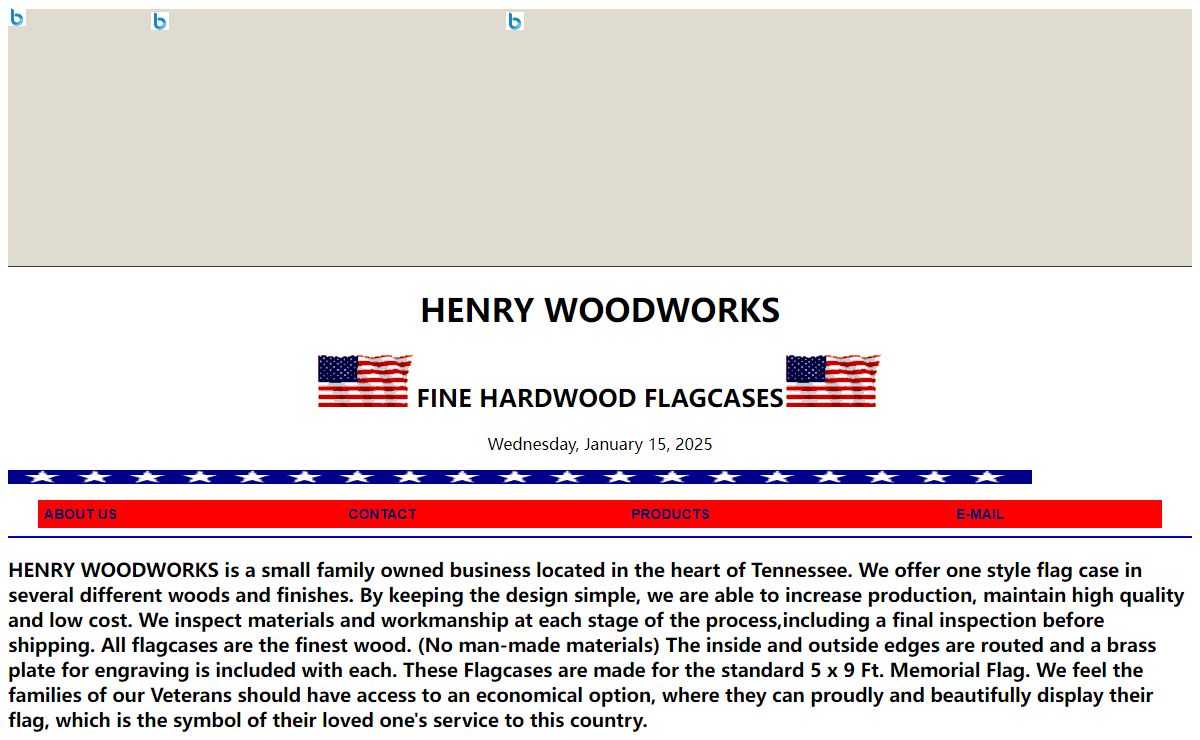 Welcome to HENRY HARDWOODS FLAG CASES!