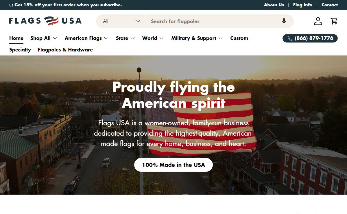 Flags USA | Flag & Flagpole Supplier | 100% USA-Made
