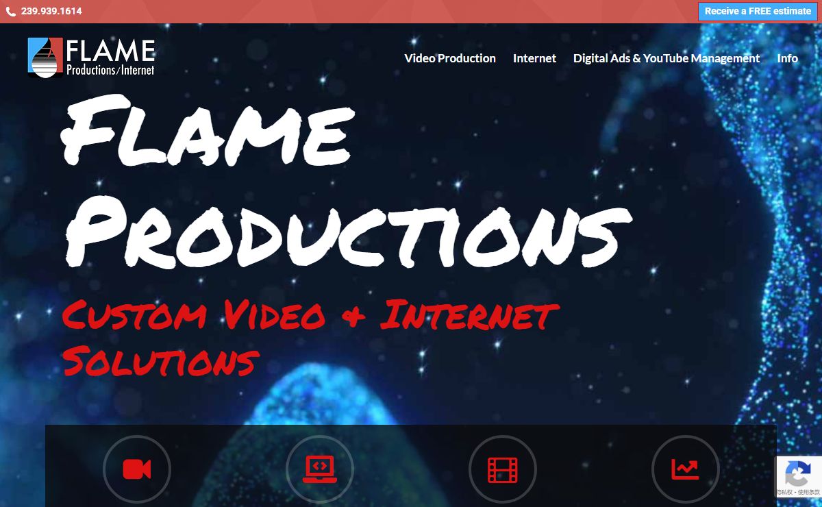 Video Production & Website Design - Flame Productions and Internet