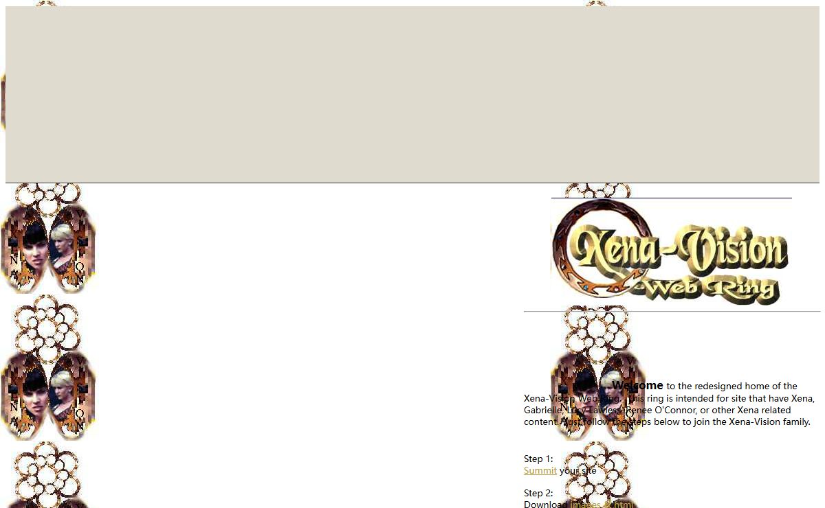 Xena-Vision Web Ring Home Page